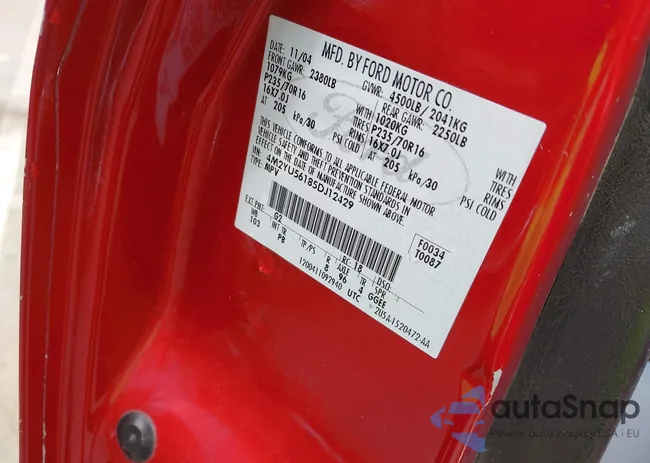 4M2YU56185DJ12429: 42130913