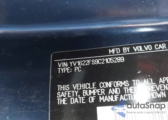 YV1622FS9C2105289: 42130176