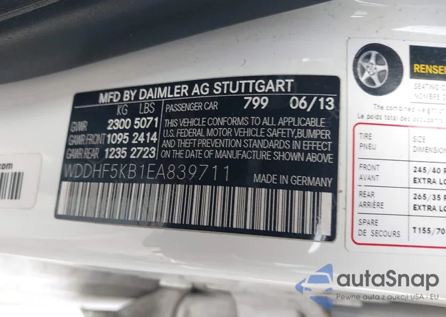 WDDHF5KB1EA839711: 42130198