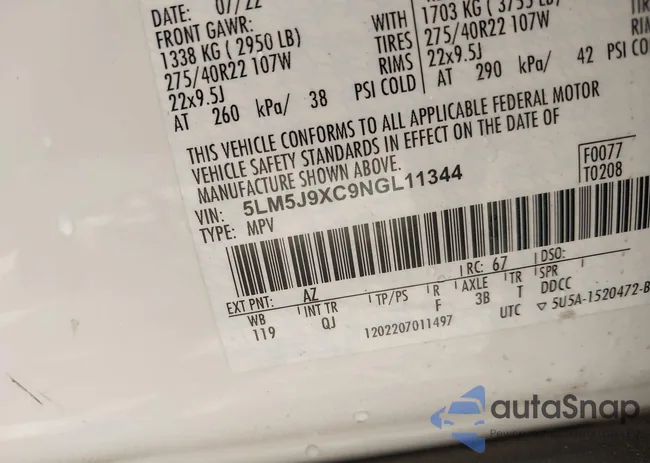 5LM5J9XC9NGL11344: 42131541