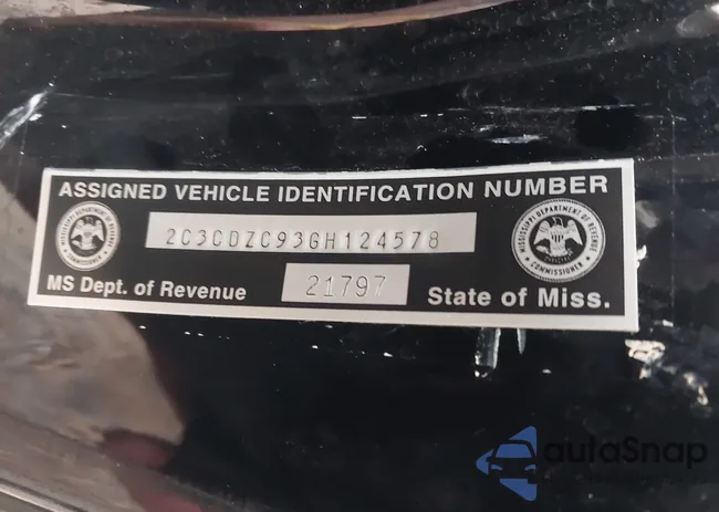 2C3CDZC93GH124578: 42131653