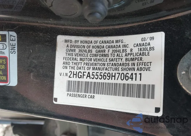 2HGFA55569H706411: 42131247