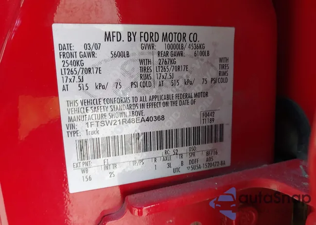 1FTSW21R48EA40368: 42132847