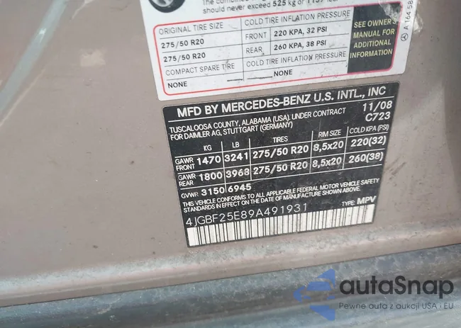 4JGBF25E89A491931: 42132140