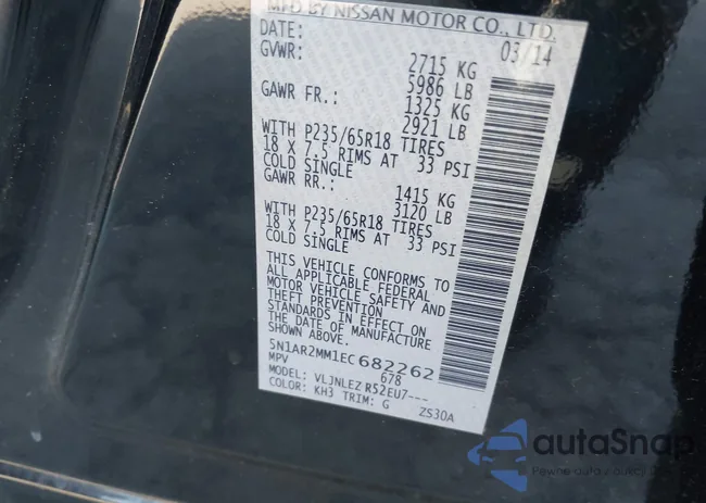 5N1AR2MM1EC682262: 42132205