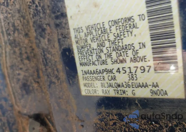 1N4AA6AP9HC451797: 42133562