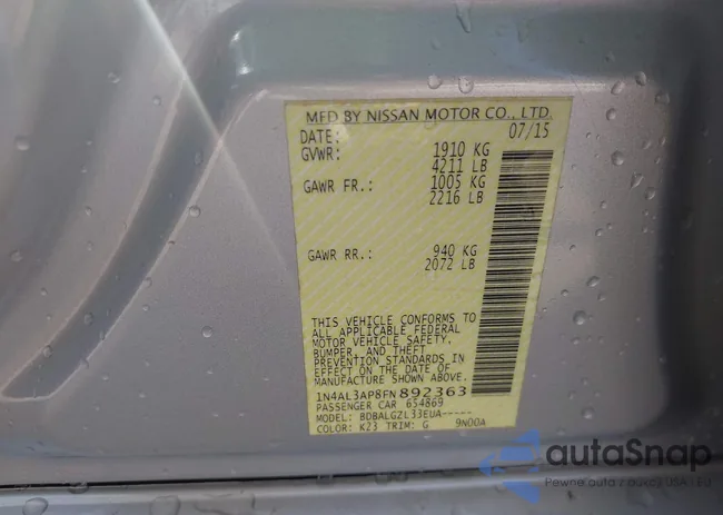 1N4AL3AP8FN892363: 42133691