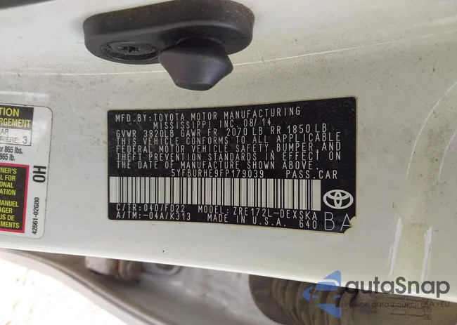 5YFBURHE9FP179039: 42133704