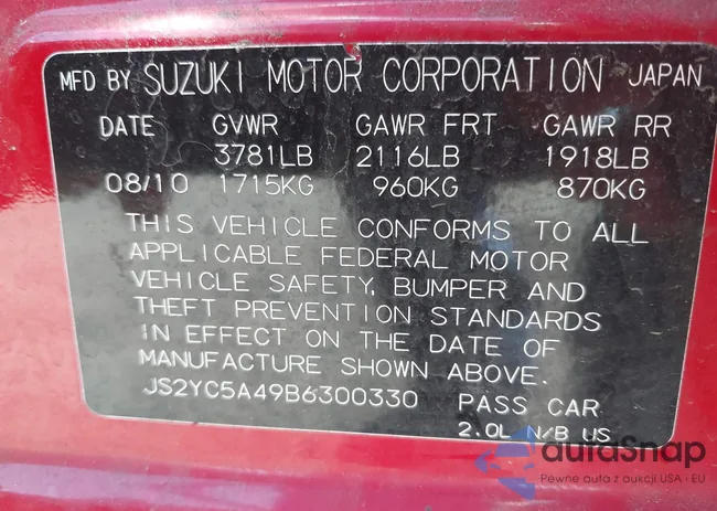 JS2YC5A49B6300330: 42133745