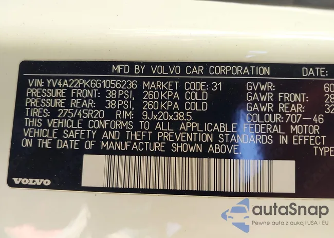 YV4A22PK6G1056236: 42133904