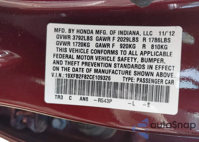 19XFB2F82CE109326: 42134097