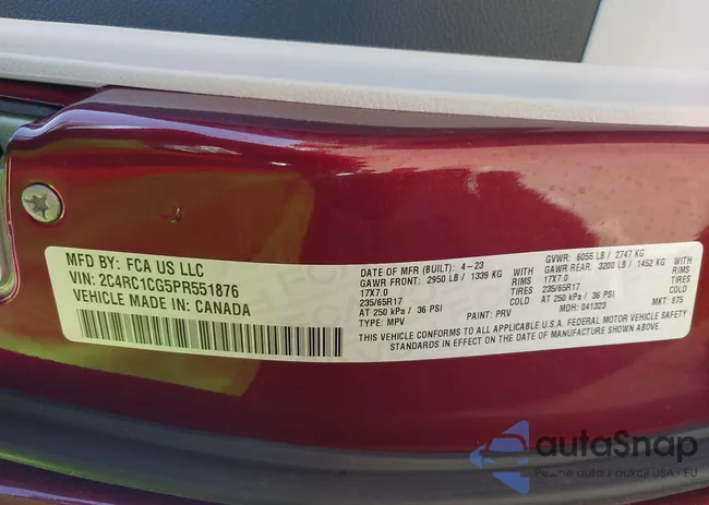 2C4RC1CG5PR551876: 42133170