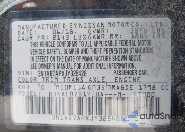 3N1AB7APXJY325428: 42133369