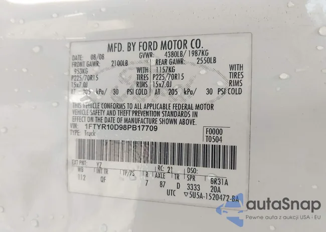 1FTYR10D98PB17709: 42133406