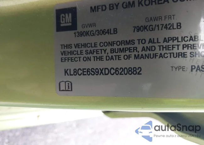 KL8CE6S9XDC620882: 42134558