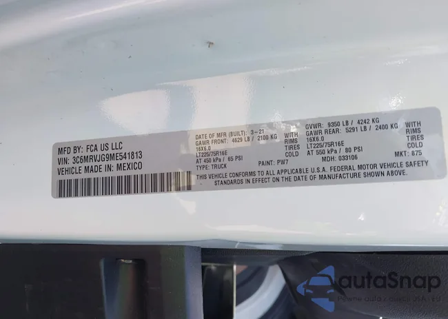 3C6MRVJG9ME541813: 42134615