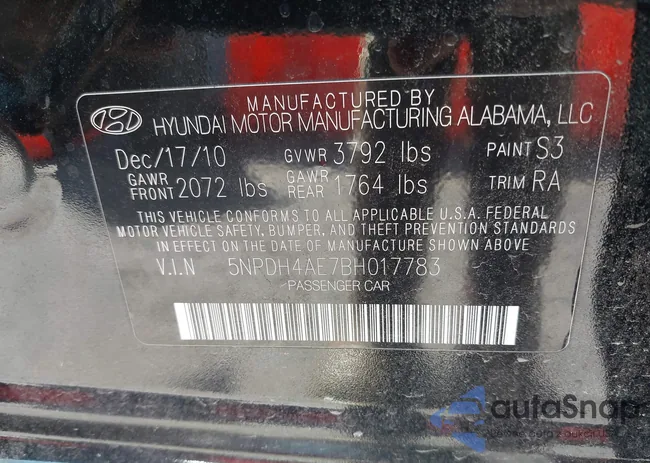 5NPDH4AE7BH017783: 42134841