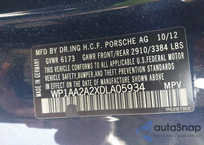 WP1AA2A2XDLA05934: 42134144