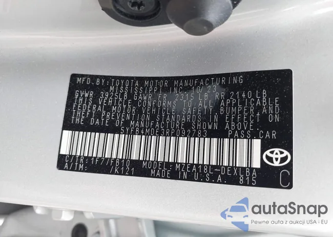 5YFB4MDE3RP092783: 42134230