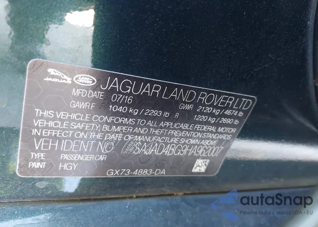 SAJAD4BG9HA962007: 42134466