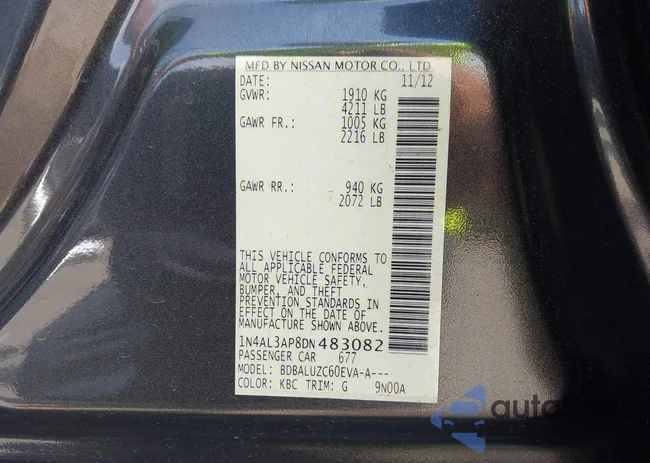 1N4AL3AP8DN483082: 42136059