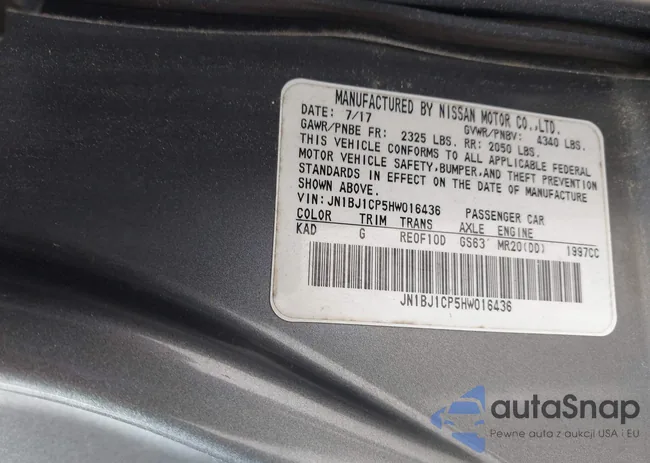 JN1BJ1CP5HW016436: 42136570