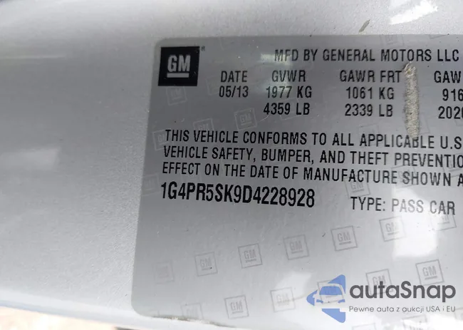 1G4PR5SK9D4228928: 42136781