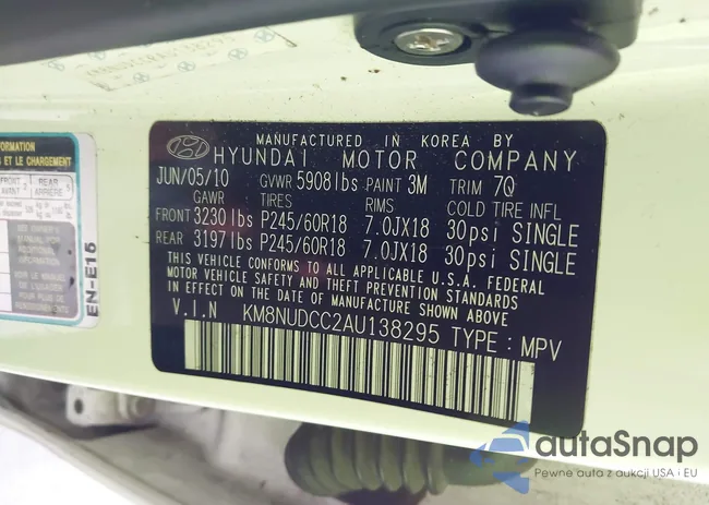 KM8NUDCC2AU138295: 42136976