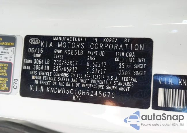 KNDMB5C10H6245676: 42137096