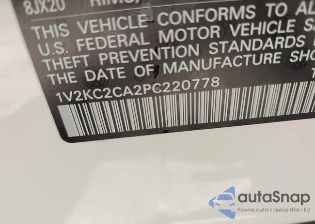 1V2KC2CA2PC220778: 42136136