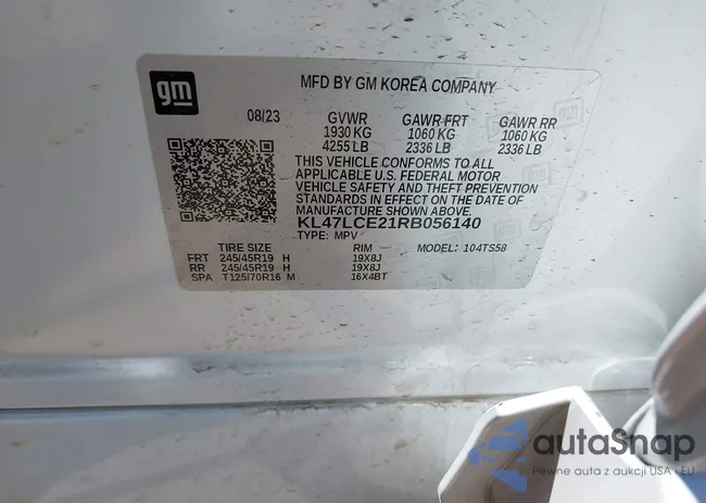 KL47LCE21RB056140: 42137680