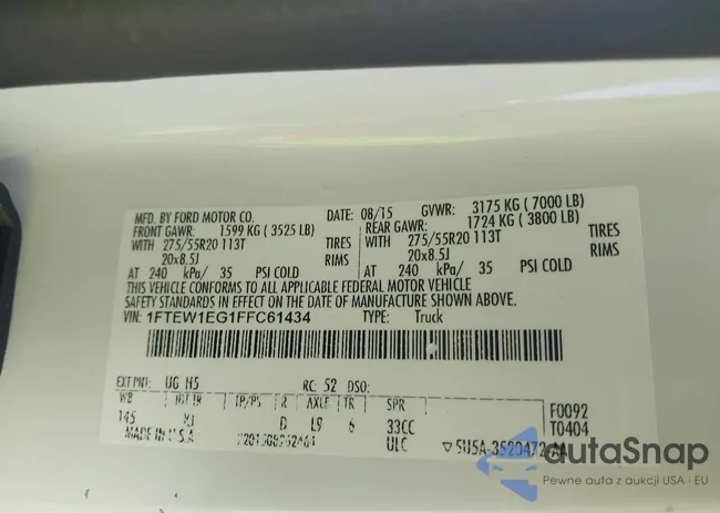 1FTEW1EG1FFC61434: 42137771