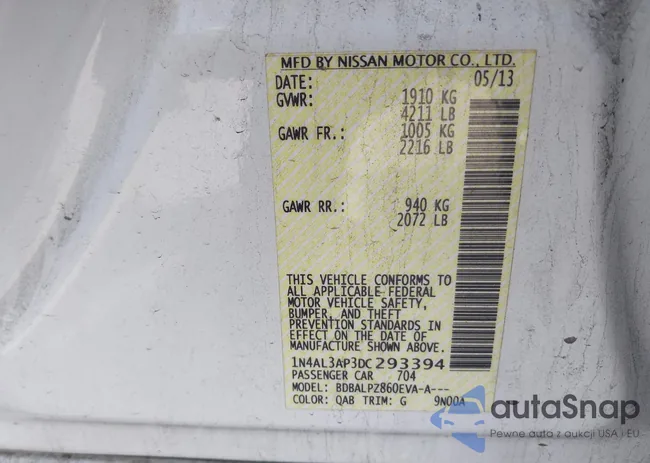 1N4AL3AP3DC293394: 42138528