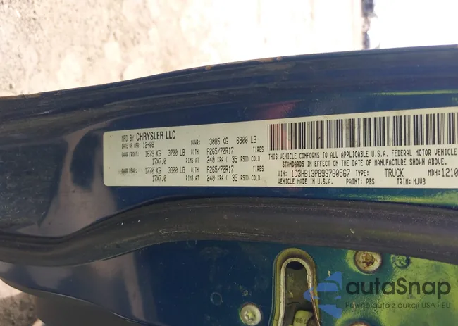 1D3HB13P89S760567: 42138541