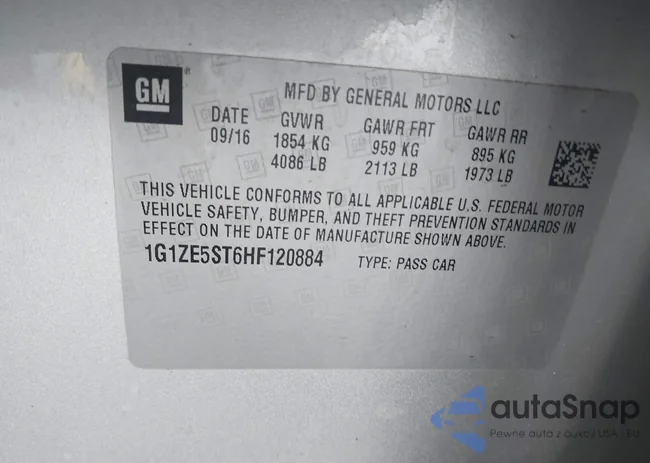 1G1ZE5ST6HF120884: 42138544