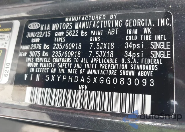 5XYPHDA5XGG083093: 42138707