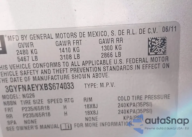 3GYFNAEYXBS674033: 42138915