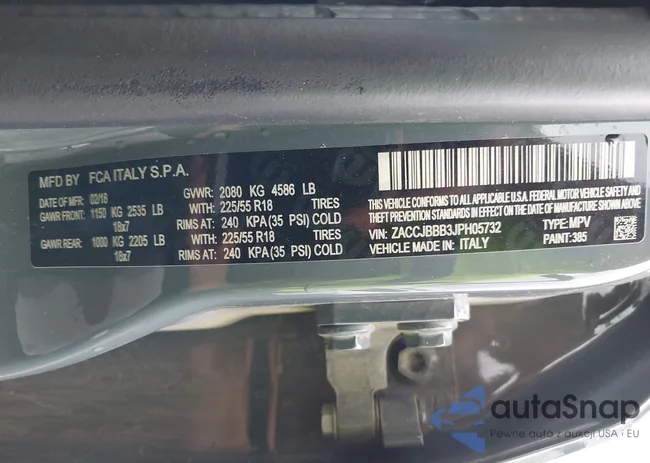 ZACCJBBB3JPH05732: 42139094