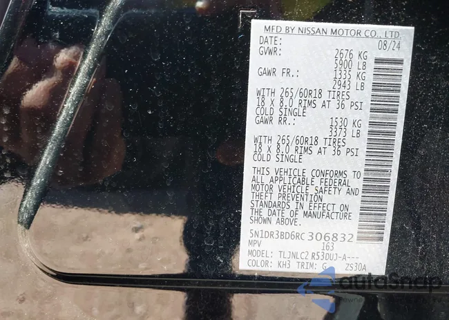 5N1DR3BD6RC306832: 42138135