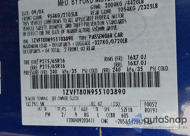 1ZVFT80N955103890: 42138271