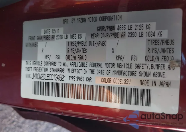 JM1CW2DL5C0134521: 42138375