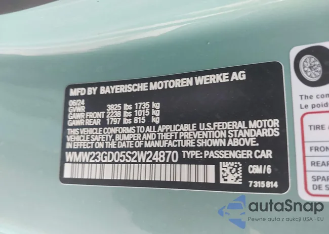 WMW23GD05S2W24870: 42139625