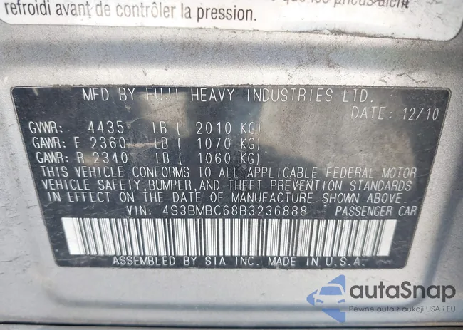 4S3BMBC68B3236888: 42140529