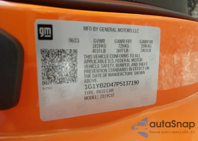 1G1YB2D47P5137190: 42140555