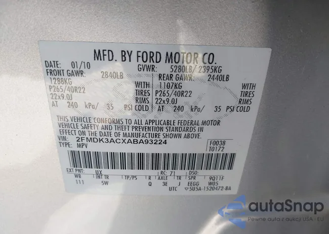 2FMDK3ACXABA93224: 42140736