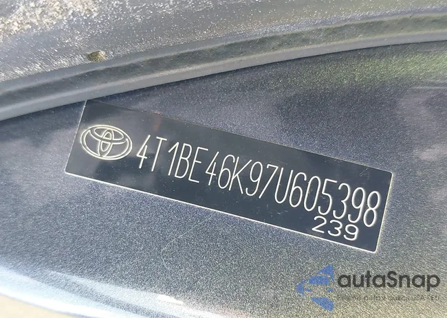 4T1BE46K97U605398: 42141733