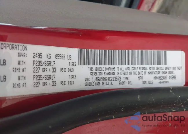 1J4GW58N24C213573: 42141916