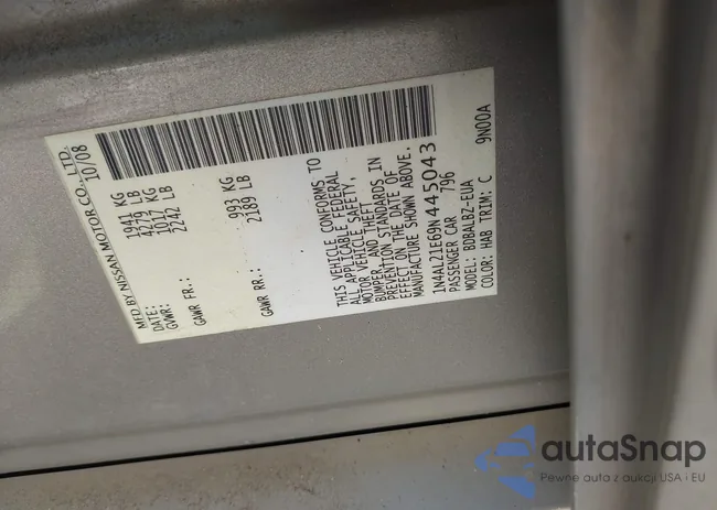 1N4AL21E69N445043: 42141999