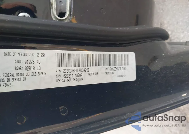 2C3CDXBG0LH134290: 42142078