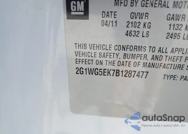 2G1WG5EK7B1287477: 42142082